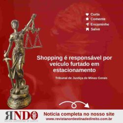 Shopping é responsável por veículo furtado em estacionamento