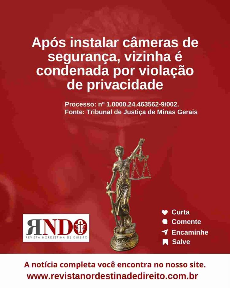 Após instalar câmeras de segurança, vizinha é condenada por violação de privacidade