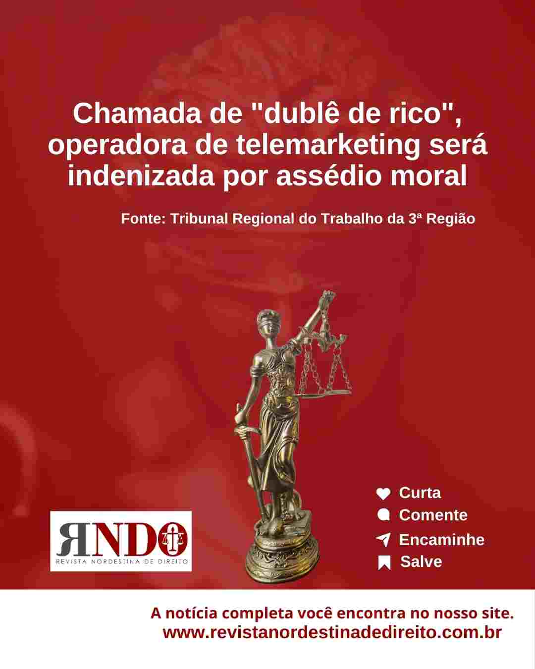 Chamada de “dublê de rico”, operadora de telemarketing será indenizada por assédio moral