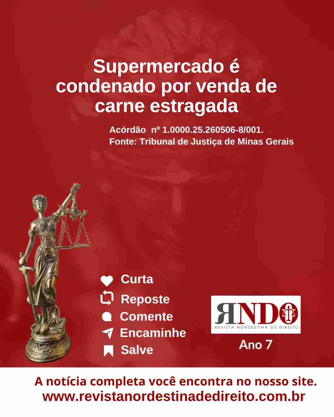 Supermercado é condenado por venda de carne estragada