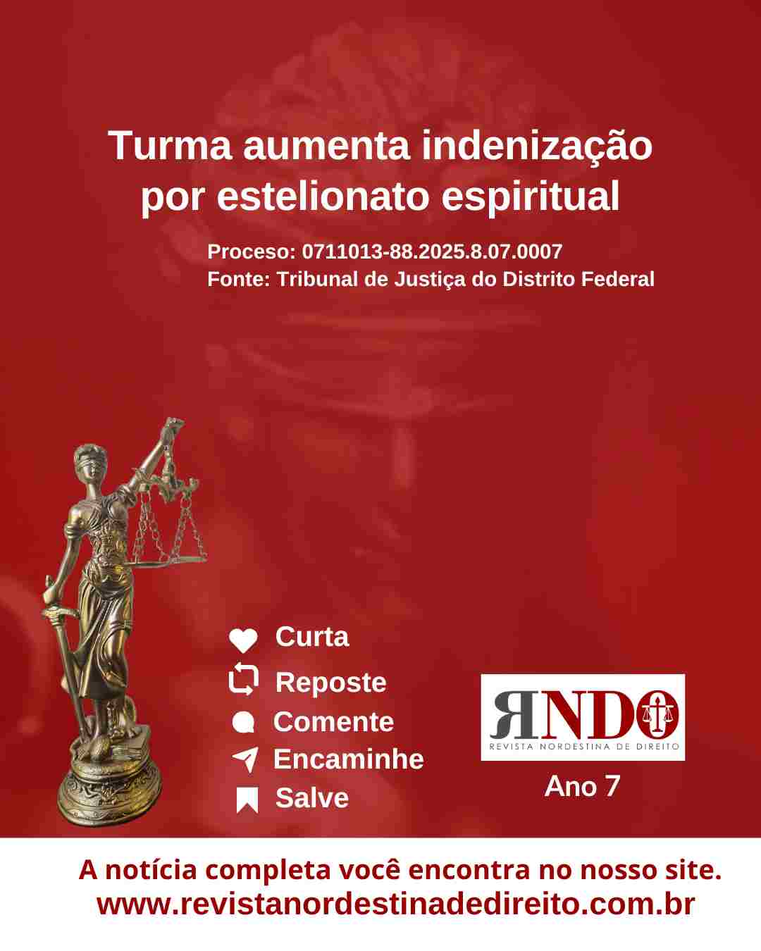 Turma aumenta indenização por estelionato espiritual