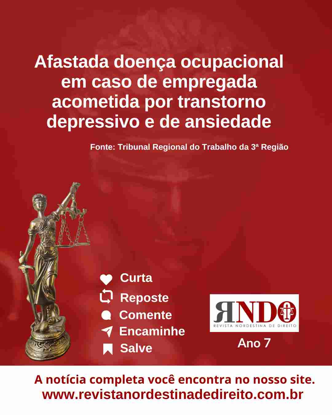 Afastada doença ocupacional em caso de empregada acometida por transtorno depressivo e de ansiedade