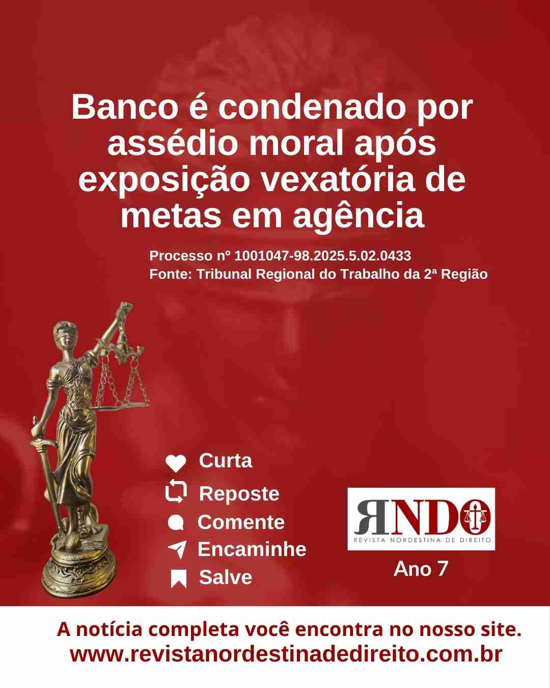 Banco é condenado por assédio moral após exposição vexatória de metas em agência