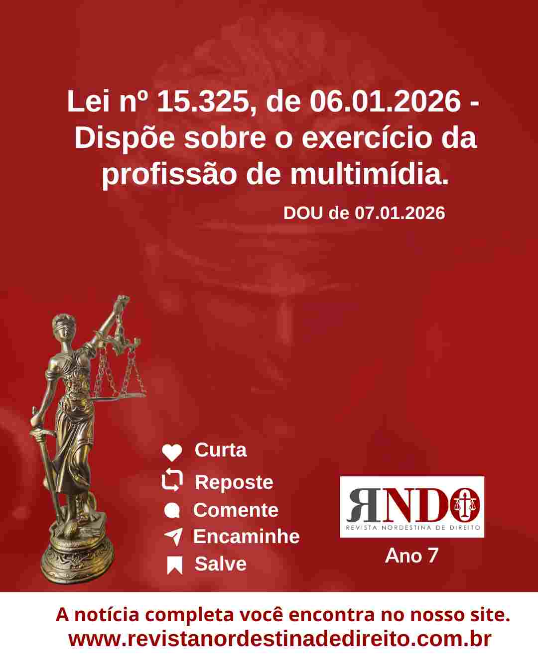 Lei nº 15.325, de 06.01.2026 – DOU de 07.01.2026