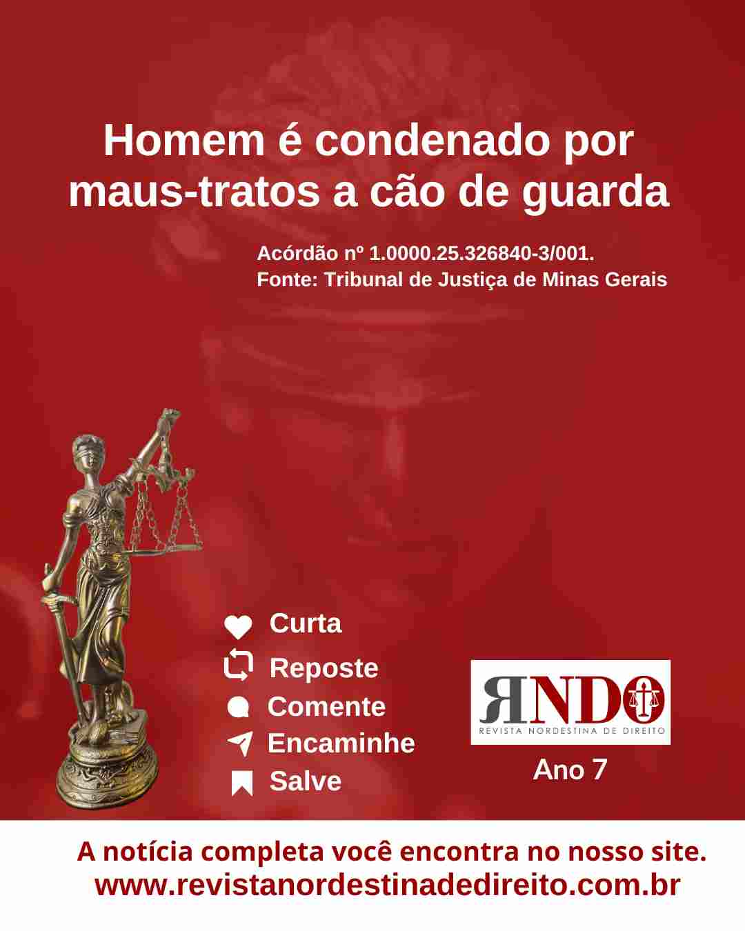 Homem é condenado por maus-tratos a cão de guarda