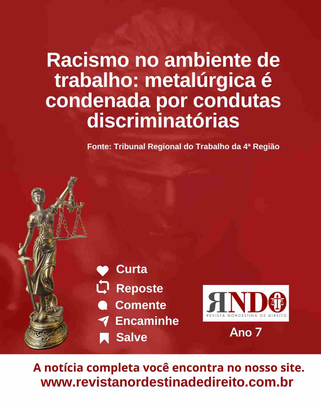 Racismo no ambiente de trabalho: metalúrgica é condenada por condutas discriminatórias