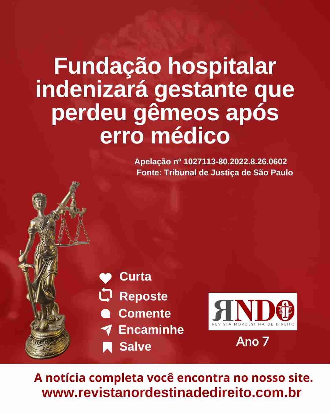 Fundação hospitalar indenizará gestante que perdeu gêmeos após erro médico