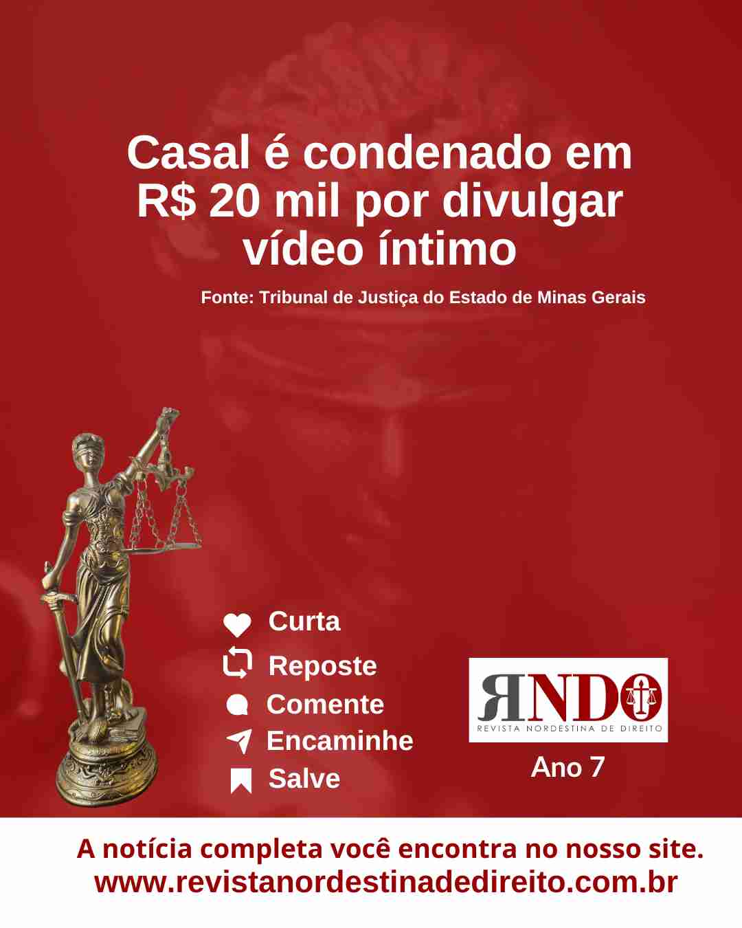 Casal é condenado por divulgar vídeo íntimo