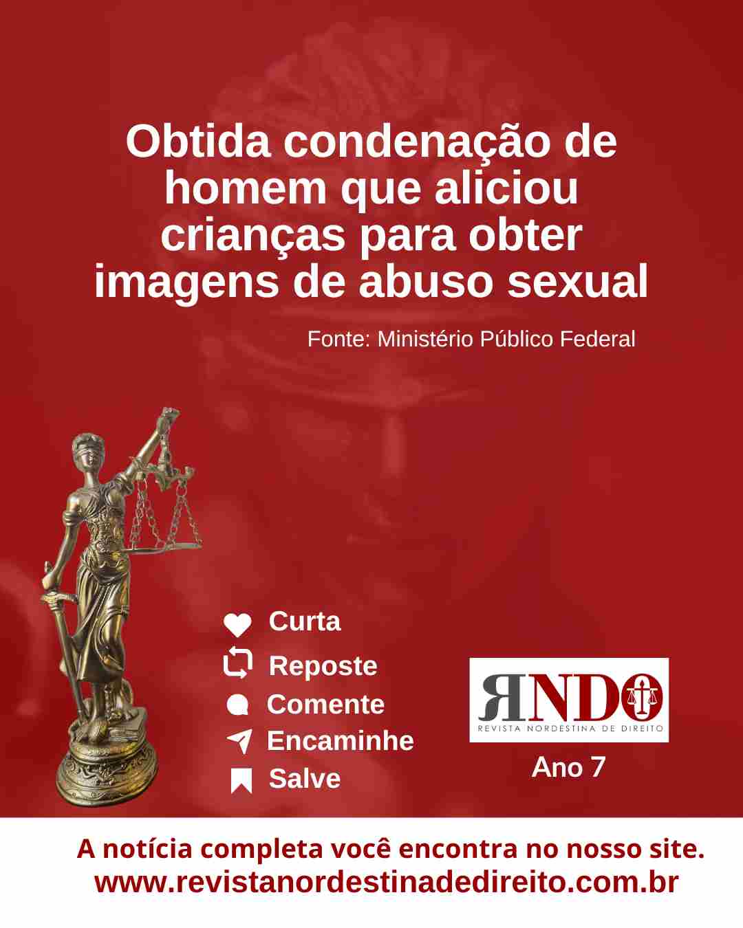 Obtida condenação de homem que aliciou crianças para obter imagens de abuso sexual